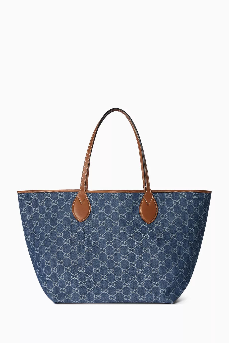 GUCCI Totissima Tote Bag in GG Printed Denim