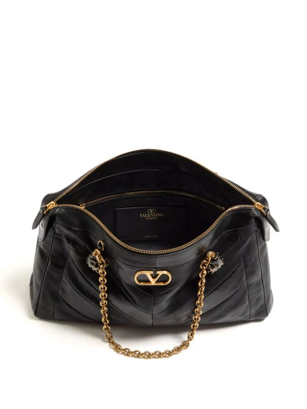 Valentino Garavani 'Panthia' chevron-print shoulder bag