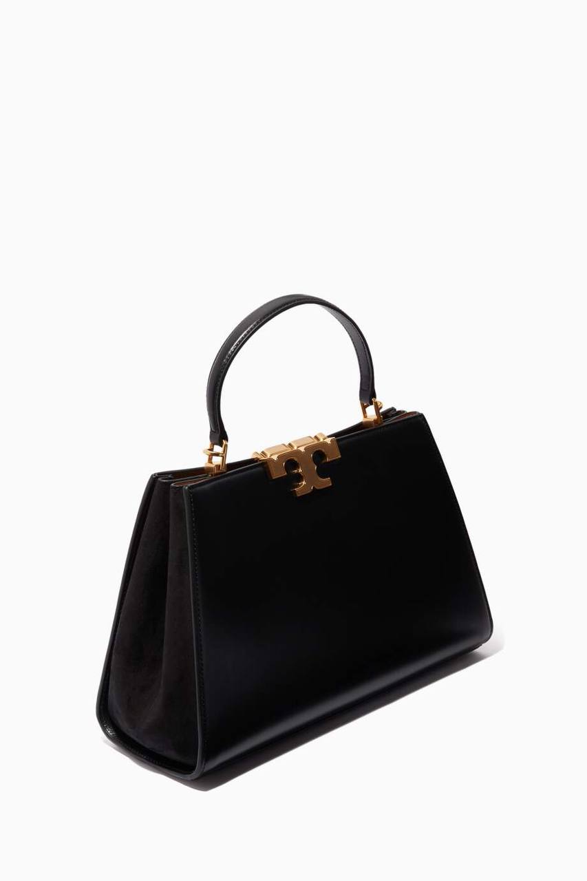 Tory Burch Eleanor leather tote bag in black