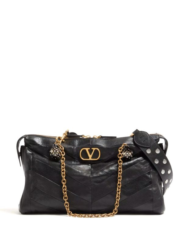 Valentino Garavani 'Panthia' chevron-print shoulder bag