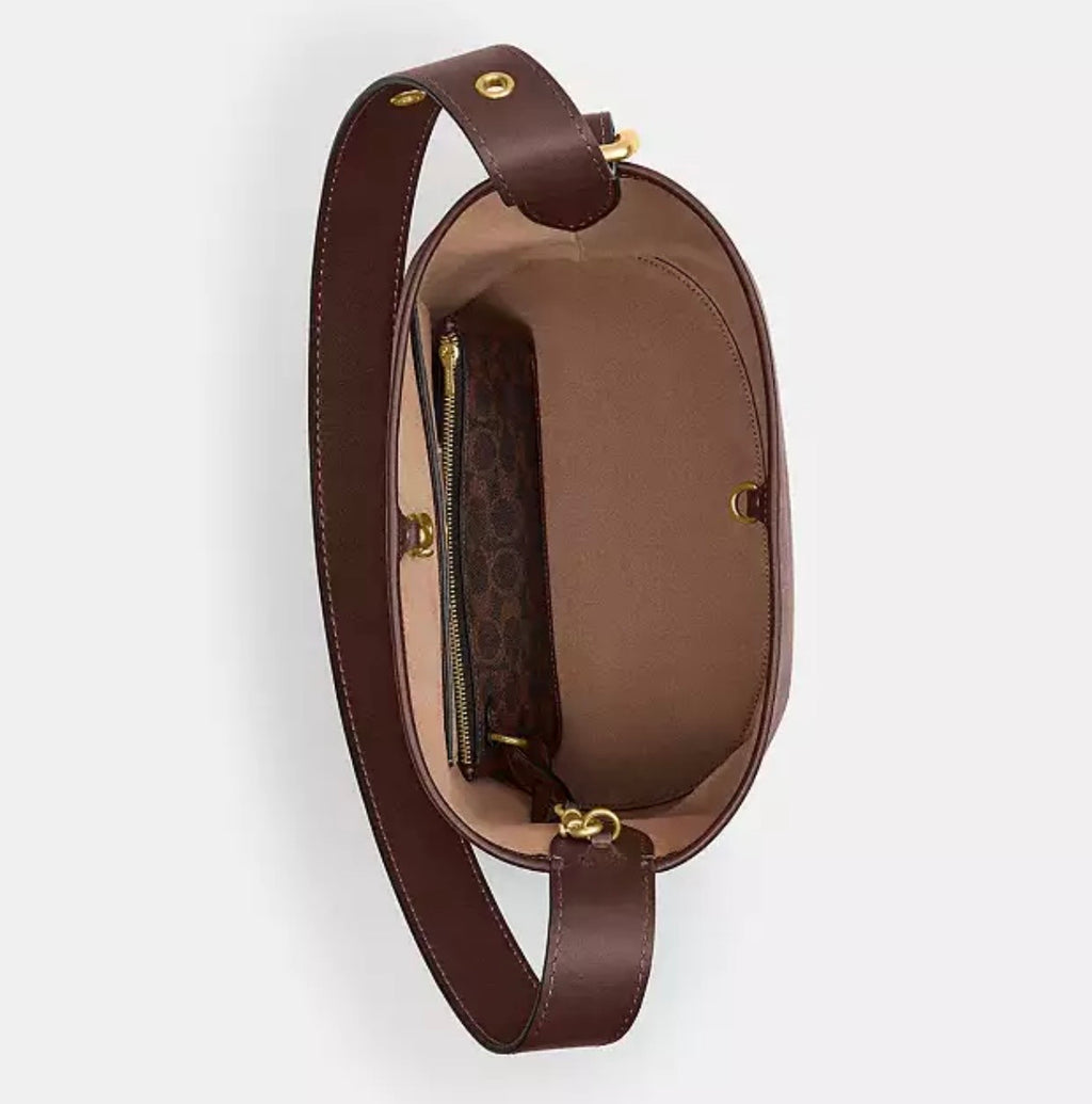 COACH BLEECKER BUCKET BAG IN SIGNATURE CANVAS