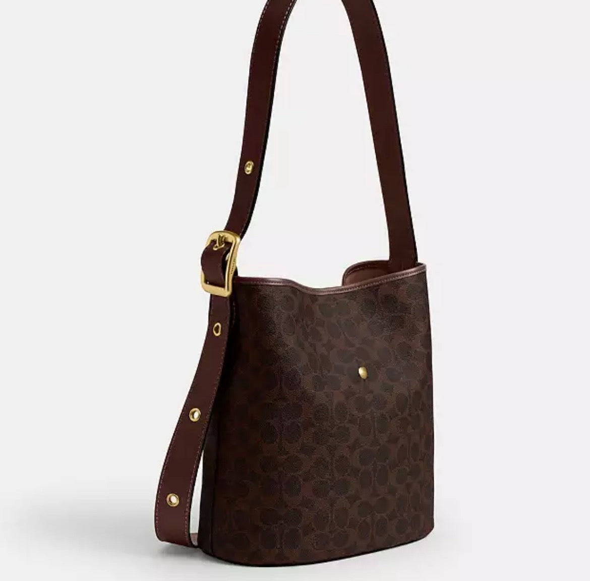 COACH BLEECKER BUCKET BAG IN SIGNATURE CANVAS