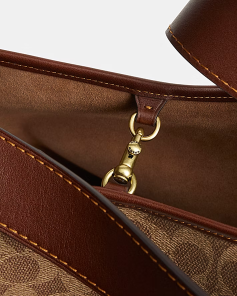 COACH BLEECKER BUCKET BAG IN SIGNATURE CANVAS