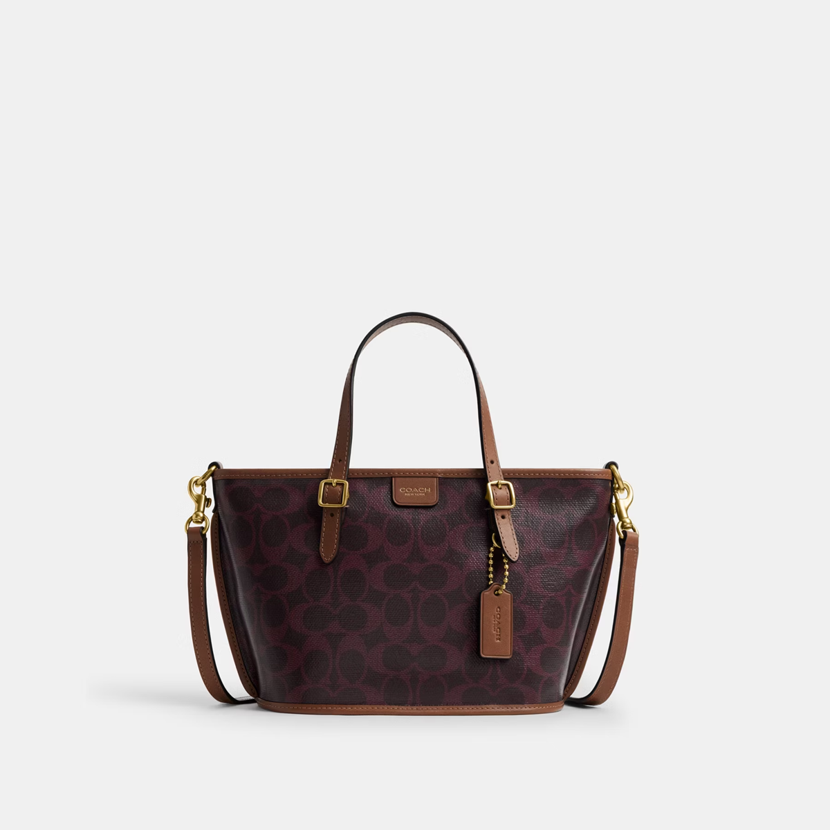 COACH TAXI TOTE BAG 21 IN SIGNATURE CANVAS