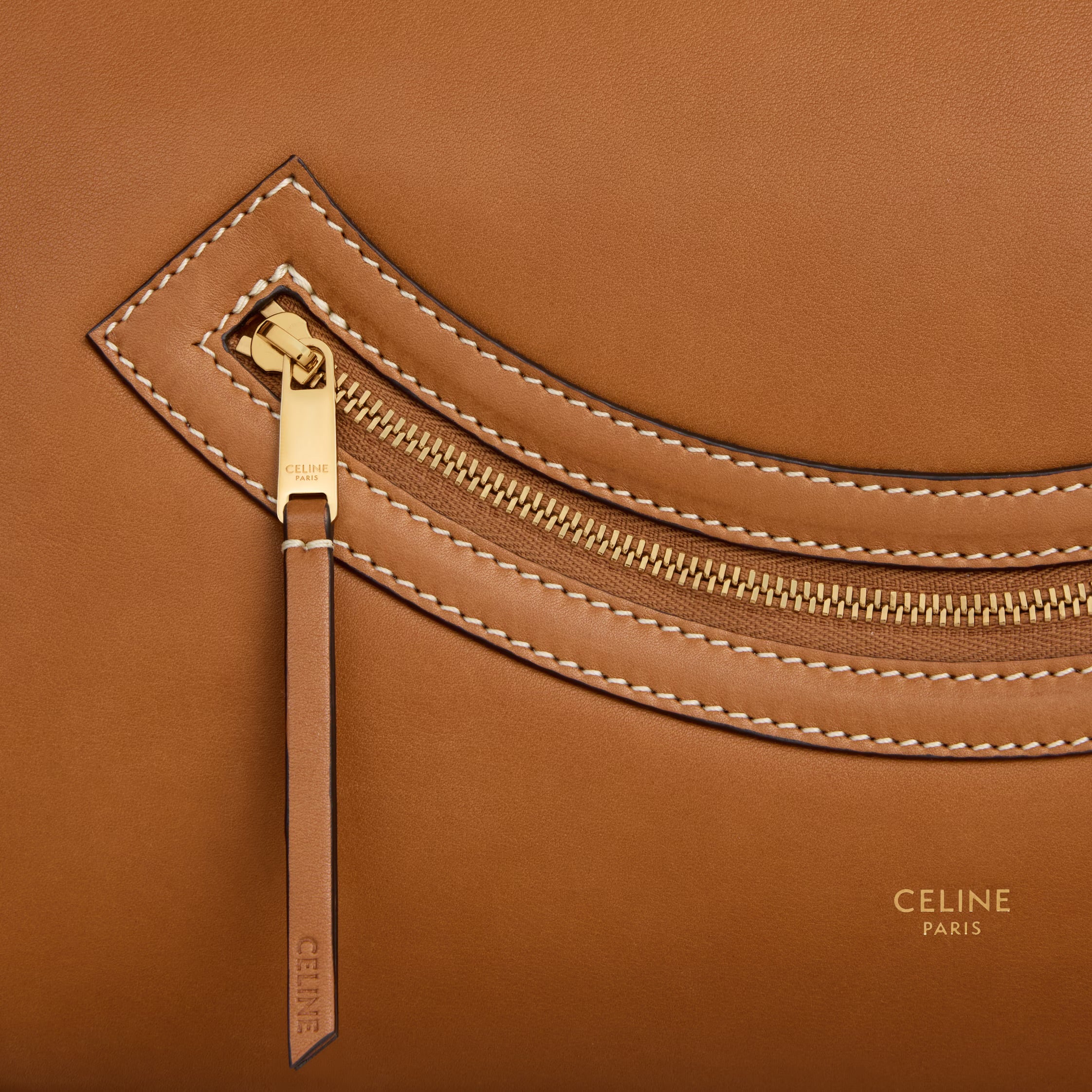 CELINE SMILE LUGGAGE IN SUPPLE SHINY LAMBSKIN