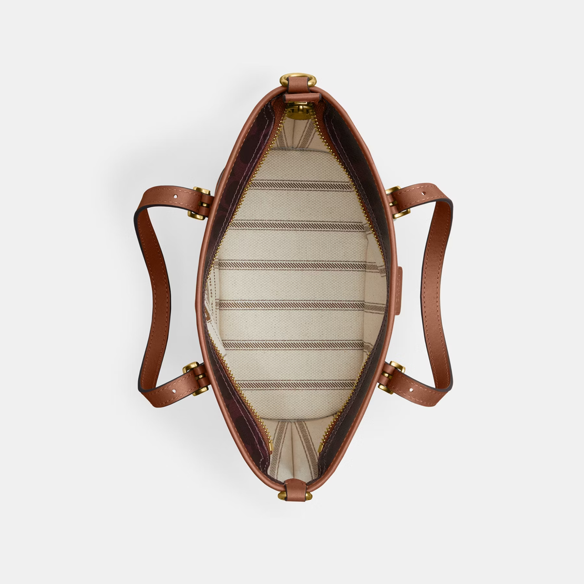 COACH TAXI TOTE BAG 21 IN SIGNATURE CANVAS