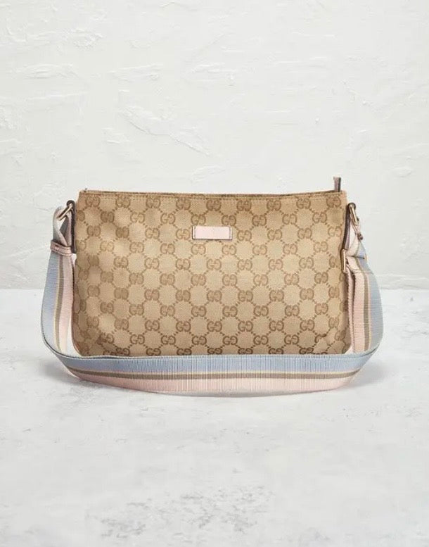 Gucci GG Canvas Web crossbody bag