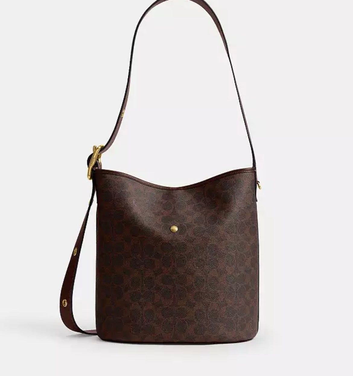 COACH BLEECKER BUCKET BAG IN SIGNATURE CANVAS
