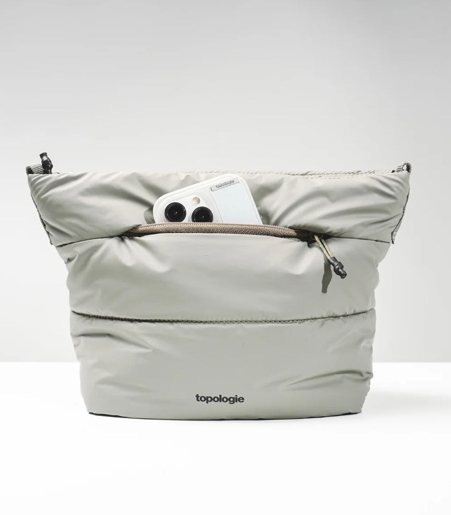 Topologo Besace Silky Peach Bag - Moss