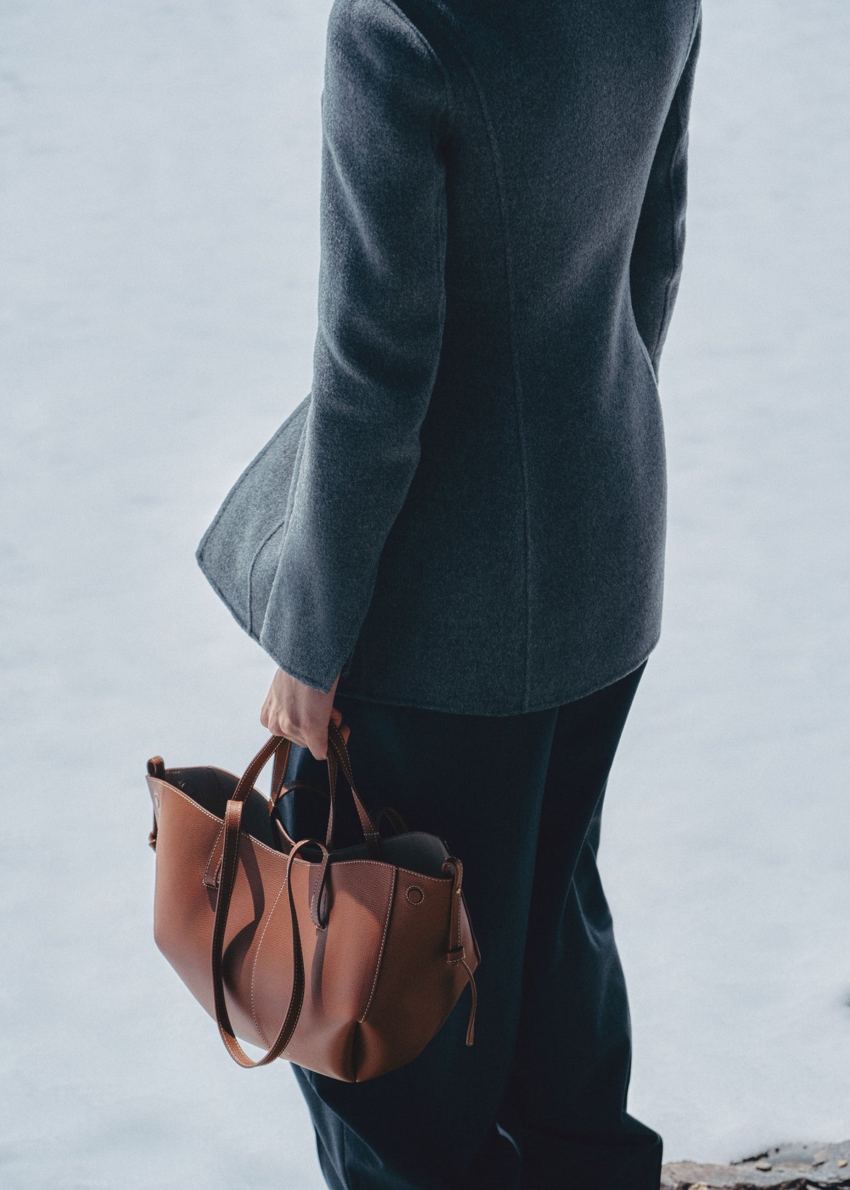 Polene Cyme Mini
Edition Textured Cognac