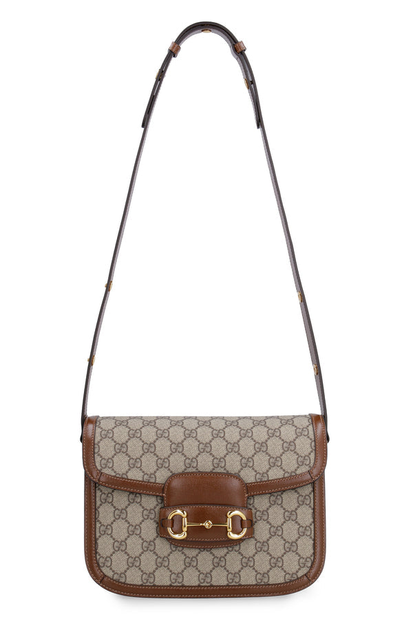 Gucci 1995 Horsebit GG  fabric shoulder bag