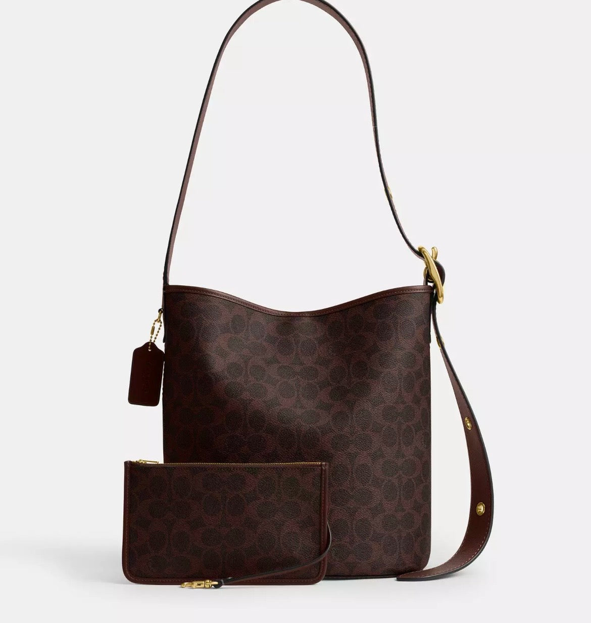 COACH BLEECKER BUCKET BAG IN SIGNATURE CANVAS