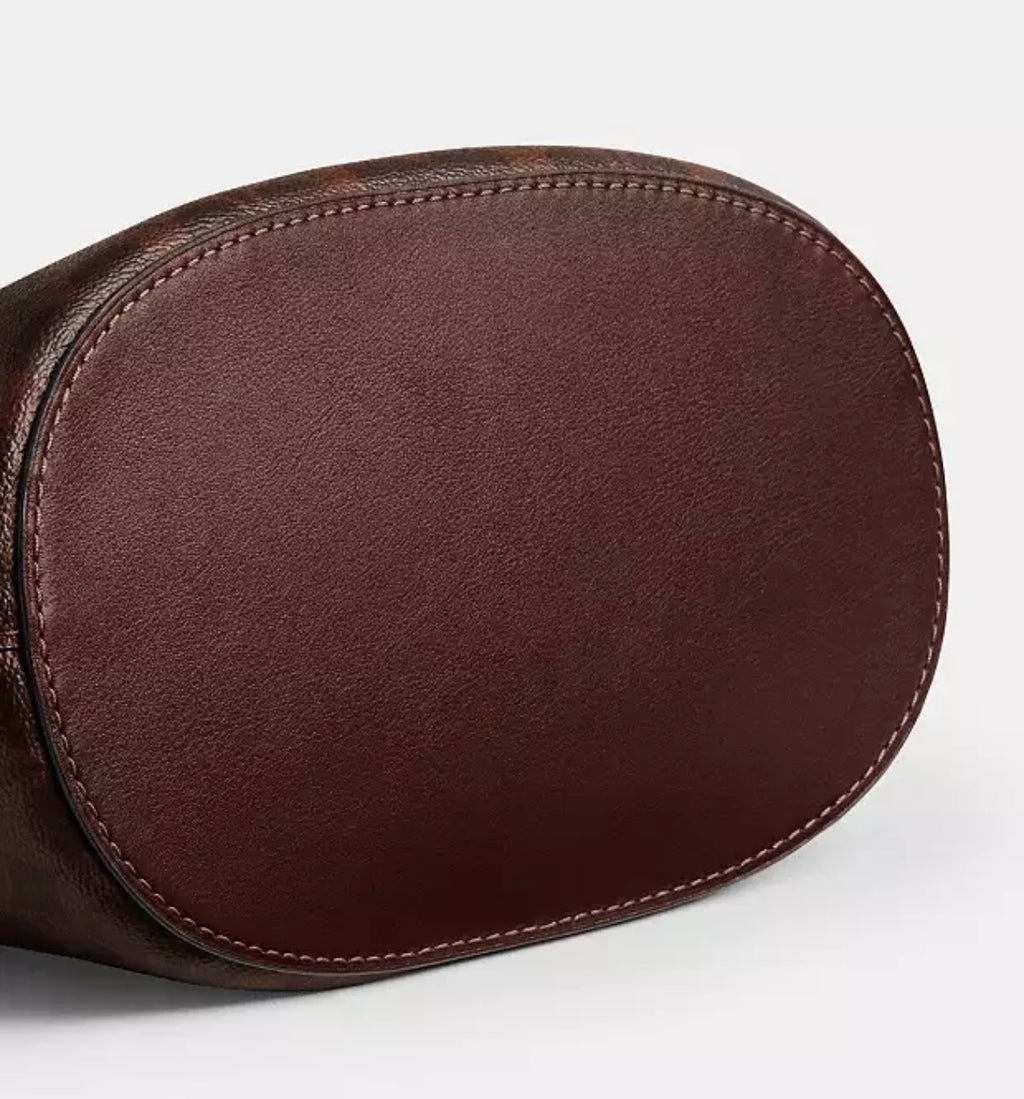 COACH BLEECKER BUCKET BAG IN SIGNATURE CANVAS