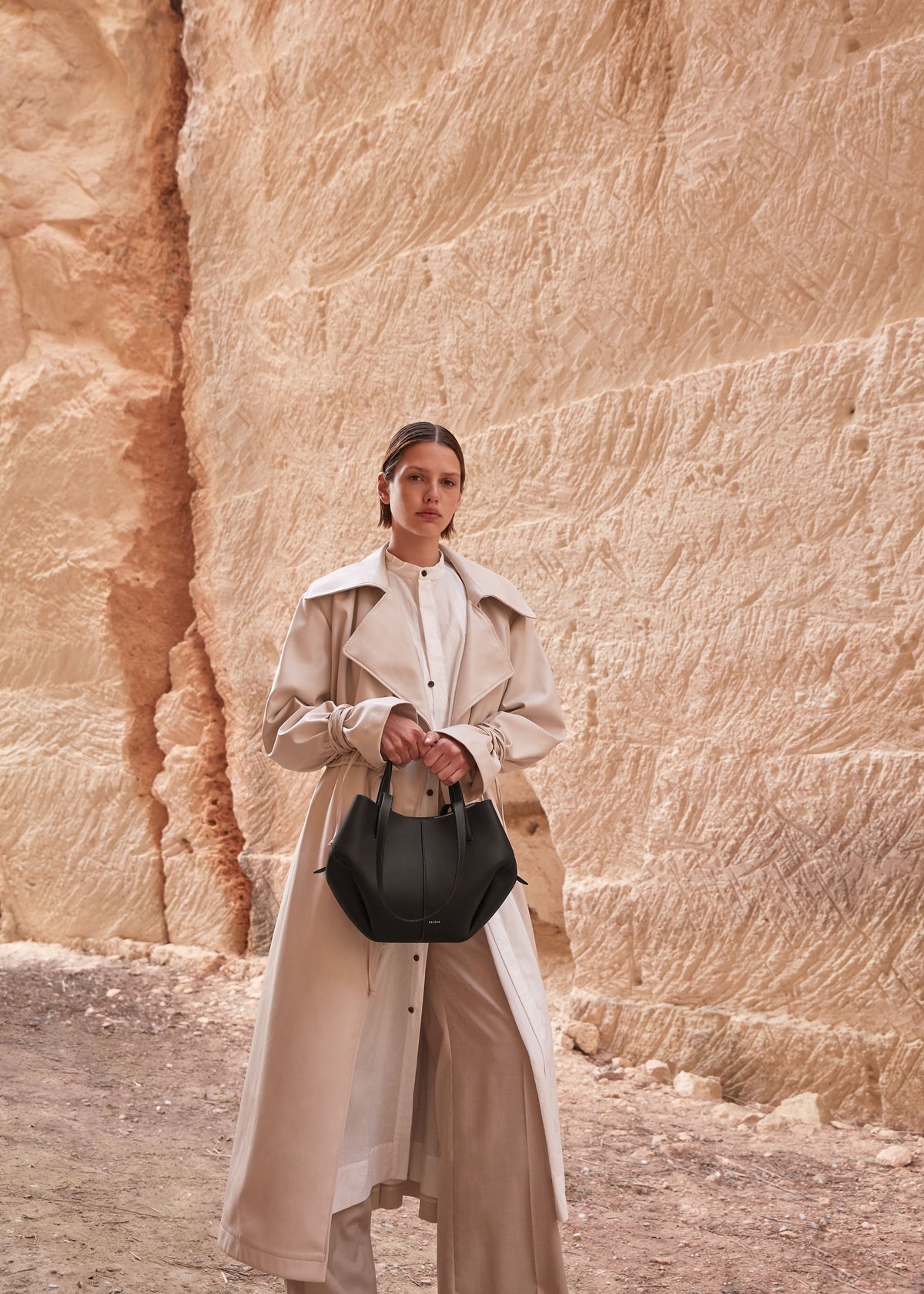 Polene Cyme Mini
Edition Textured Black