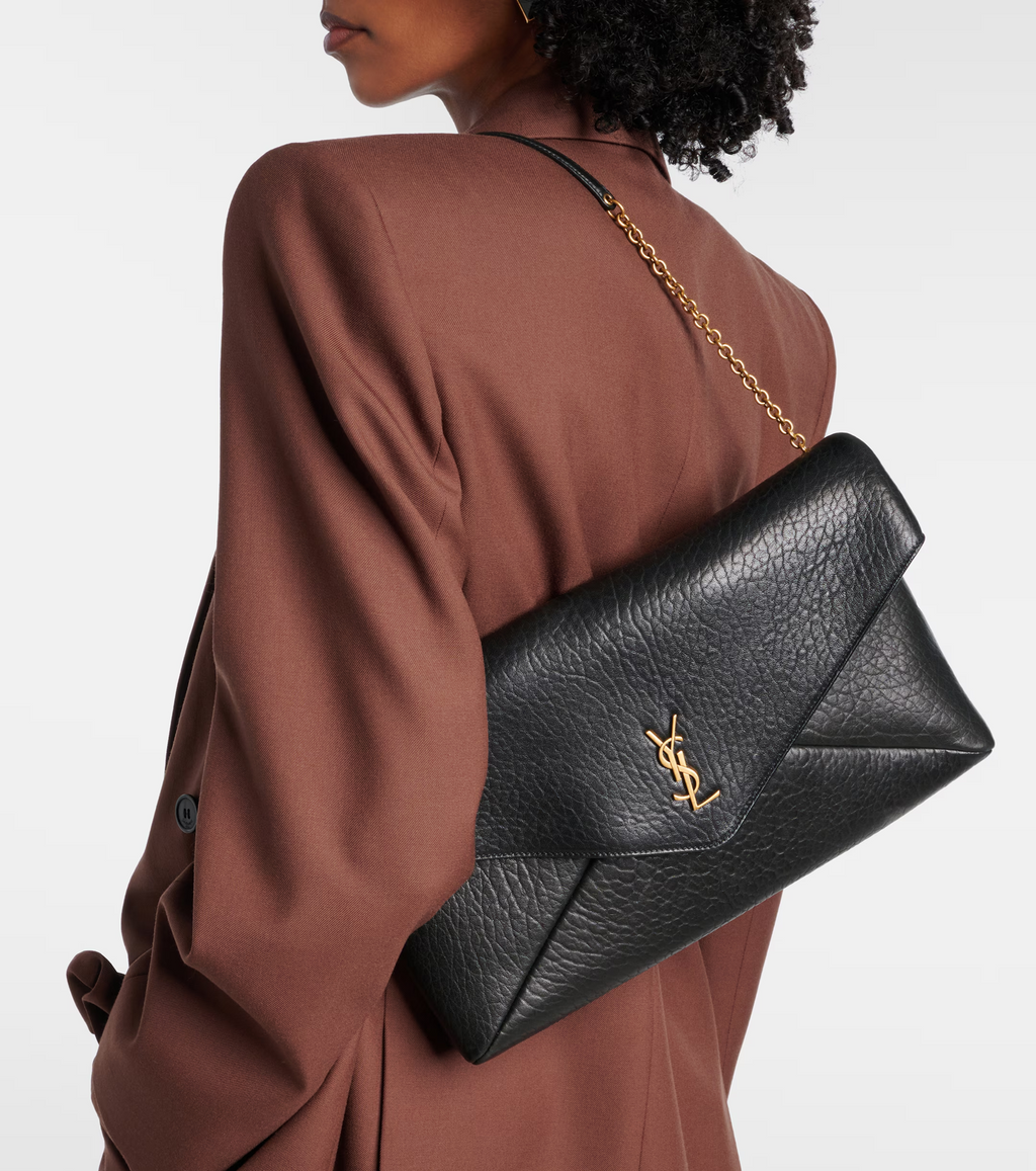 Saint Laurent Cassandre leather medium shoulder bag