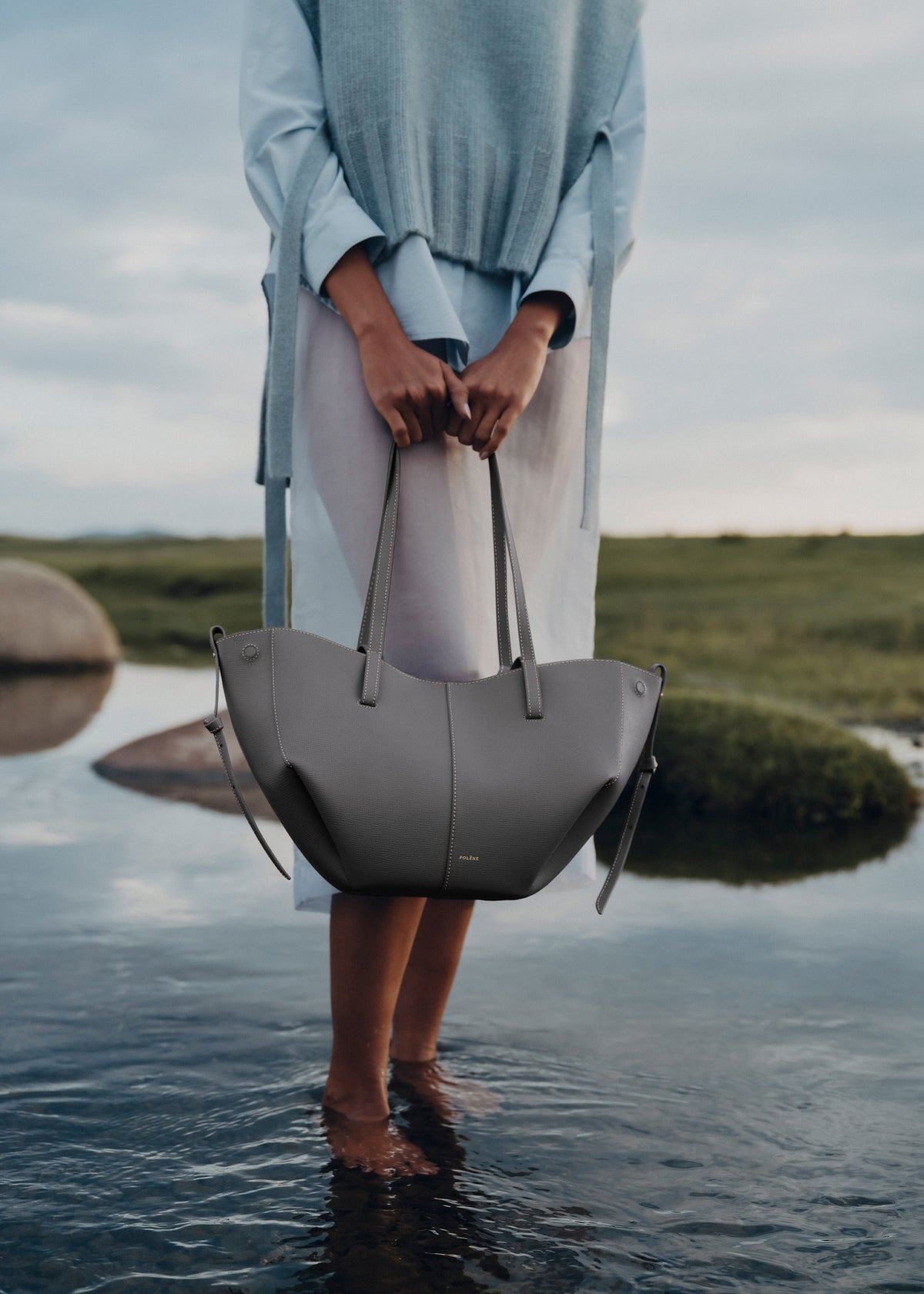 Polene Cyme Mini
Edition Textured Stone