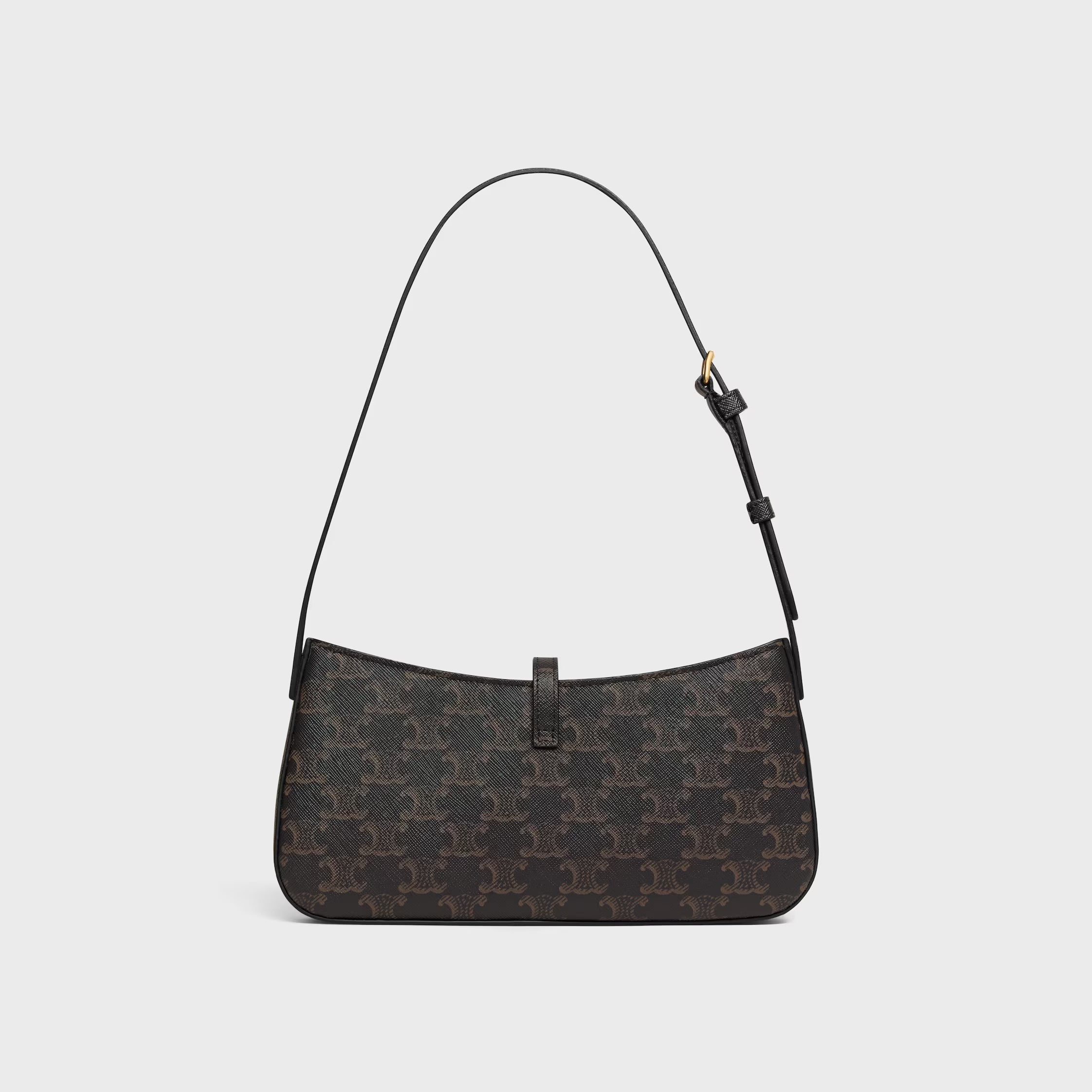 Celine Tina Shoulder Bag In Shiny Calfskin