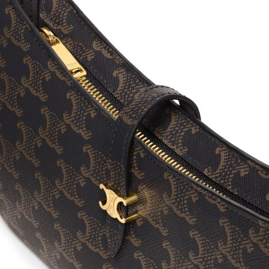 Celine Tina Shoulder Bag In Shiny Calfskin