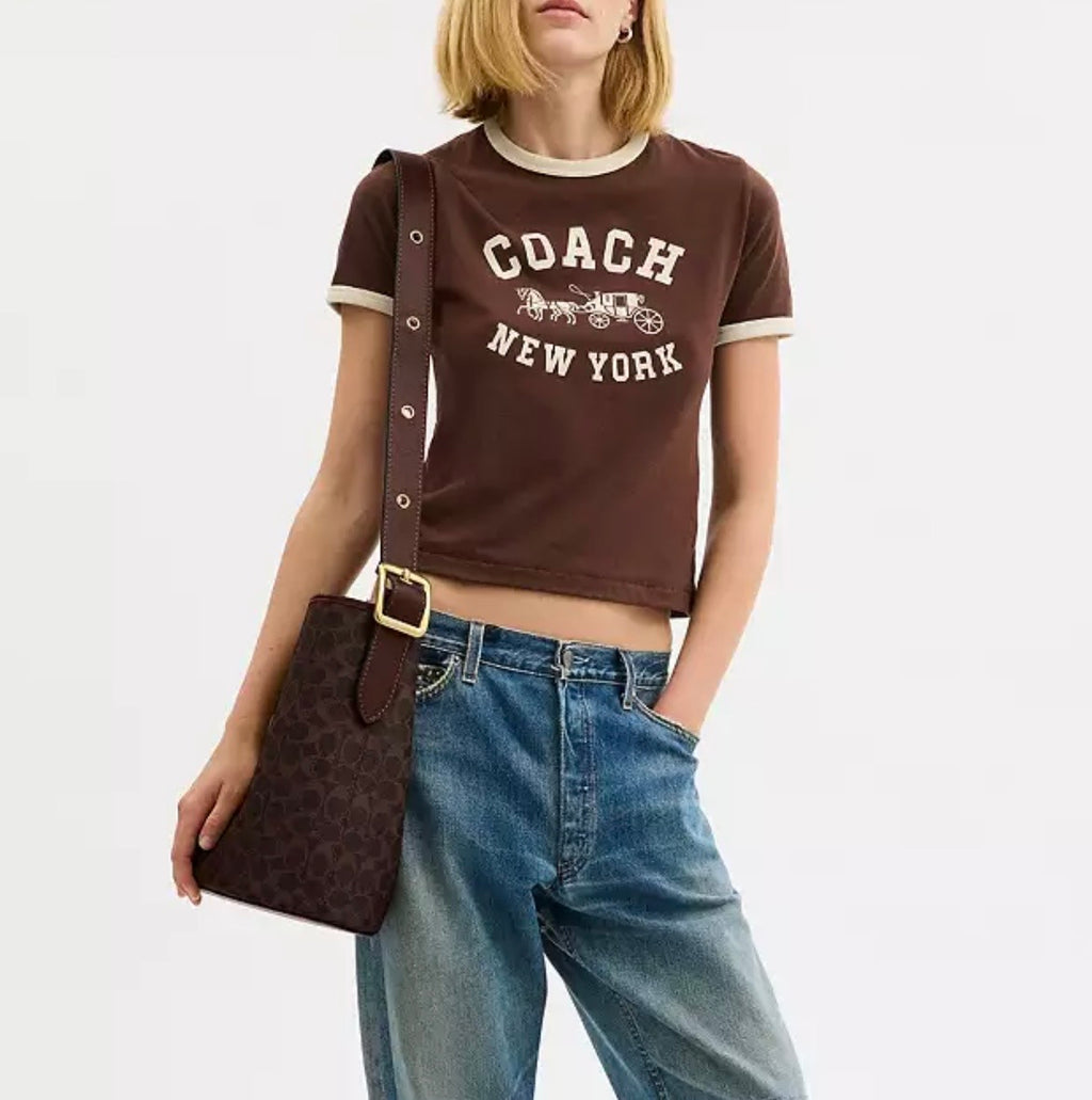 COACH BLEECKER BUCKET BAG IN SIGNATURE CANVAS