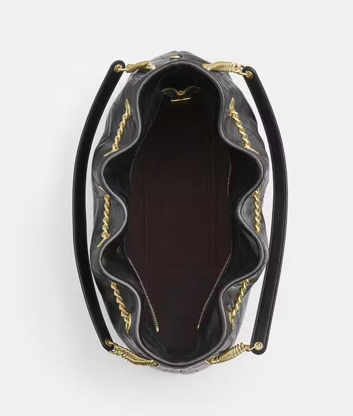 Coach Evelyn Shoulder Bag With Quilting