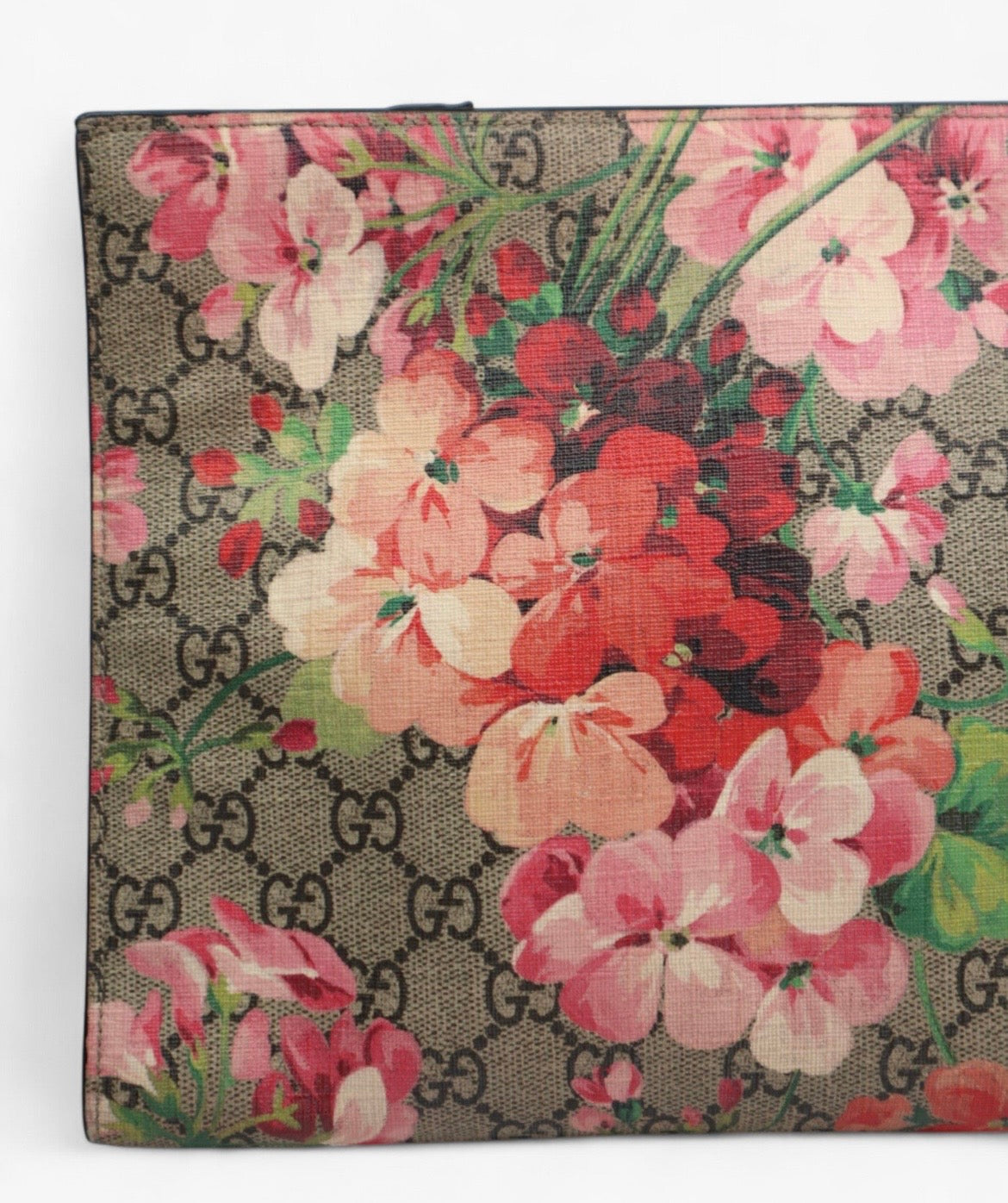 GUCCI GG BLOOMS FLORAL CLUTCH