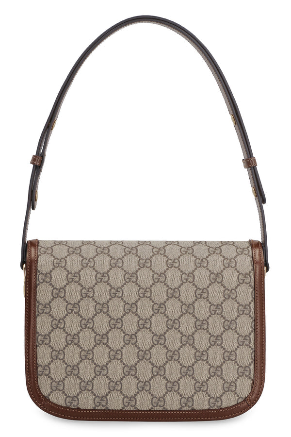 Gucci 1995 Horsebit GG  fabric shoulder bag