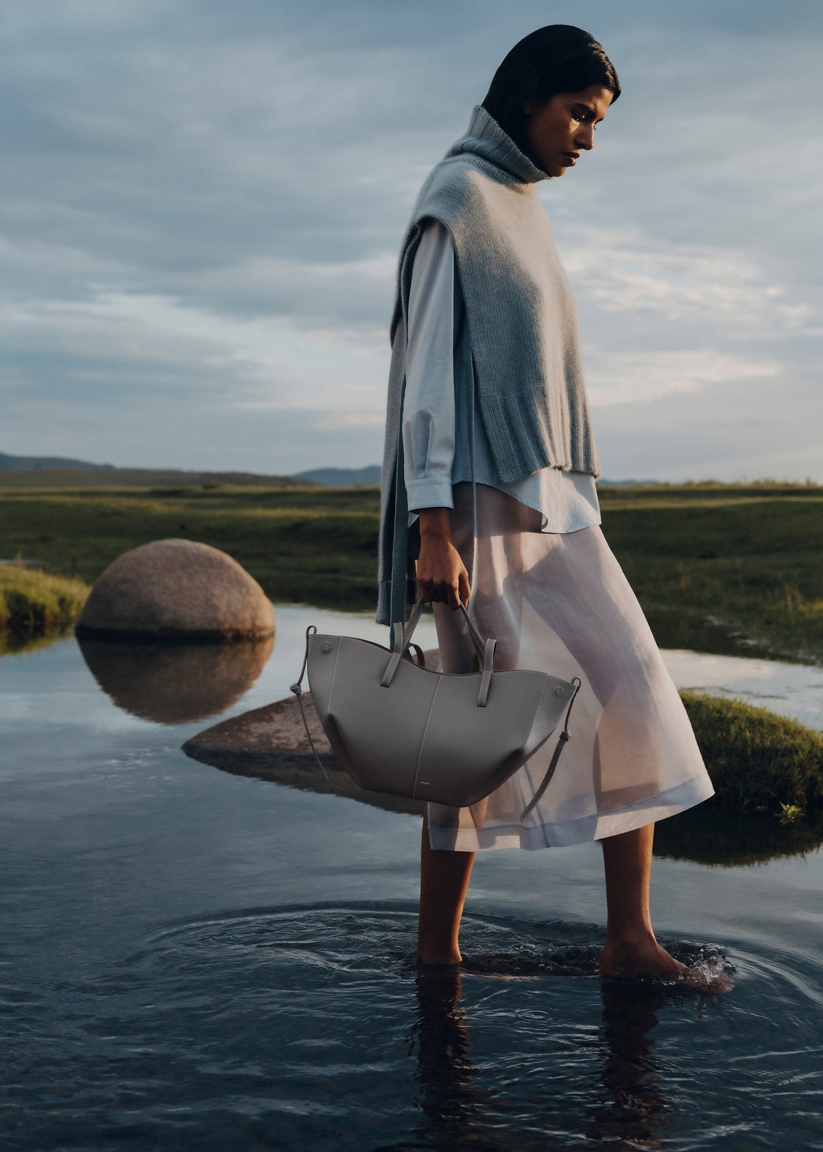 Polene Cyme Mini
Edition Textured Stone