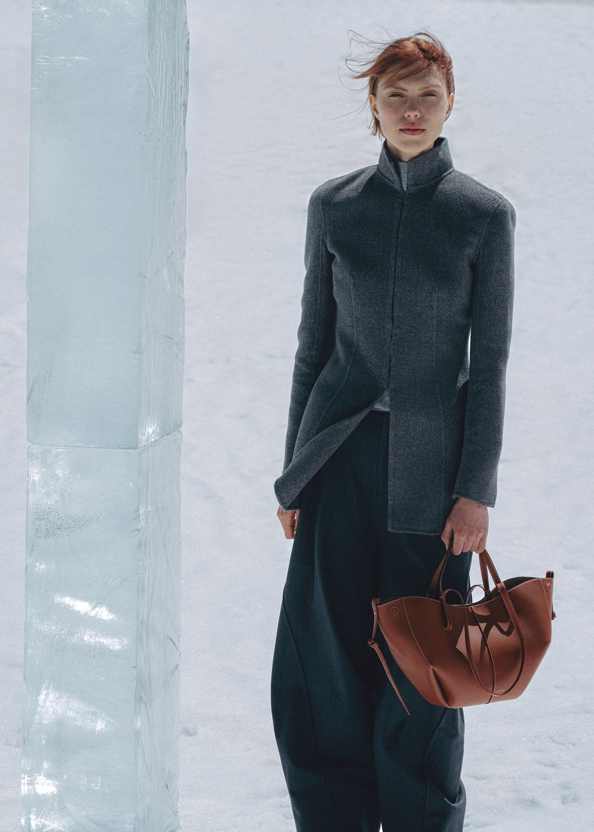 Polene Cyme Mini
Edition Textured Cognac