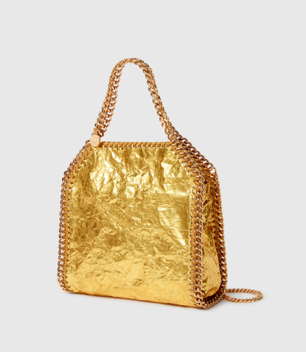 Stella McCartney Falabella Tote in Metallic Eco Leather