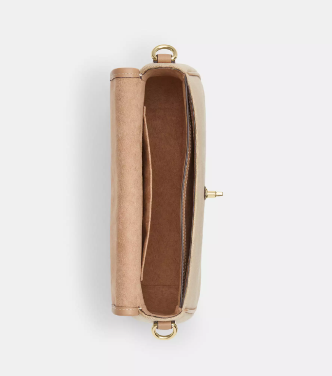 Coach Hadley Shoulder Bag With Signature Canvas