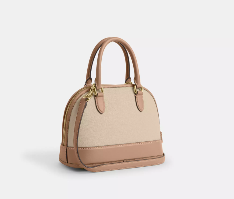 Coach Sabrina Satchel Bag In Colorblock