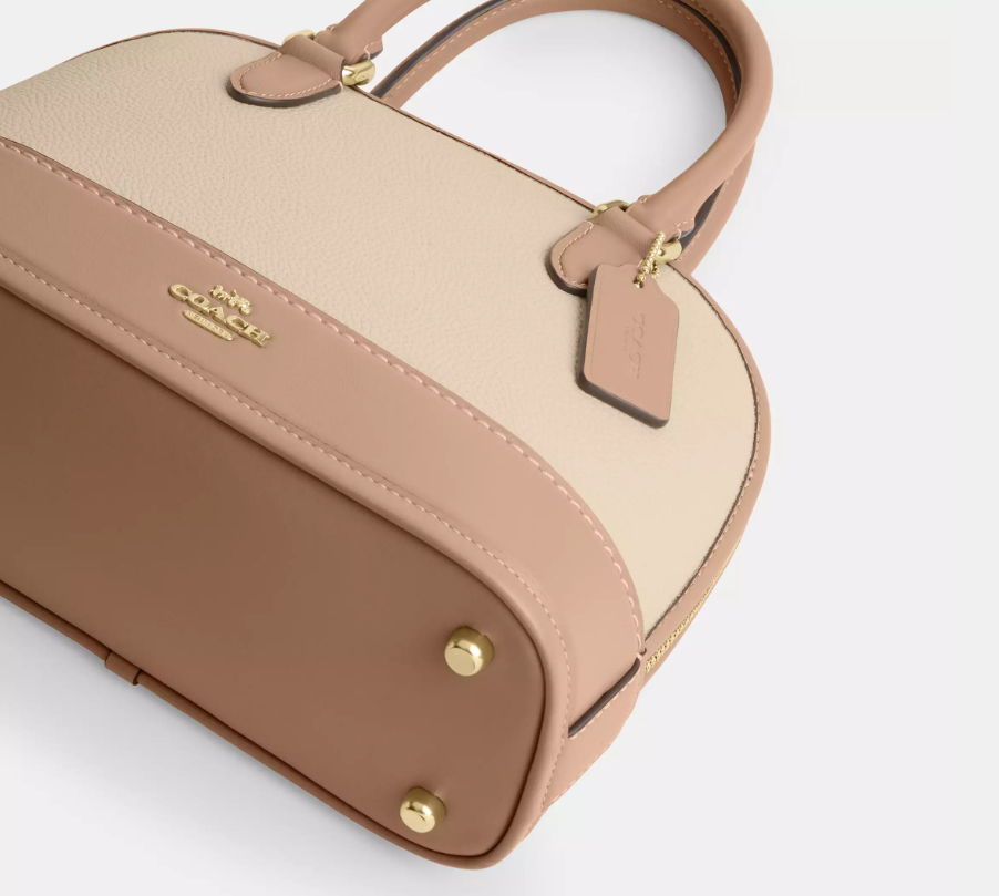 Coach Sabrina Satchel Bag In Colorblock