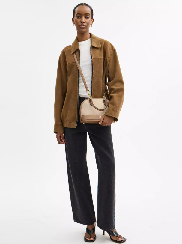 Coach Sabrina Satchel Bag In Colorblock