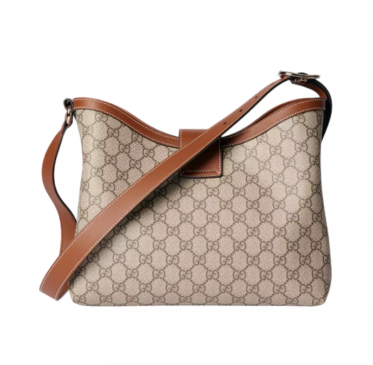 Gucci Padlock Medium Shoulder Bag Supreme Canvas Brown