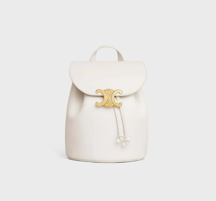 BACKPACK CELINE BONNIE IN Smooth Calfskin - White