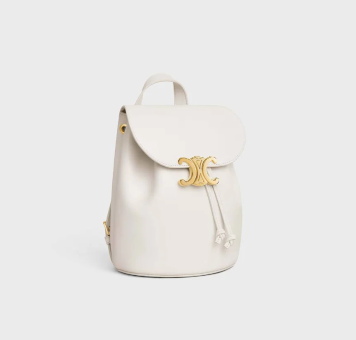 BACKPACK CELINE BONNIE IN Smooth Calfskin - White