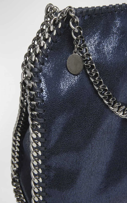 Stella McCartney falabella metallic chain tote bag