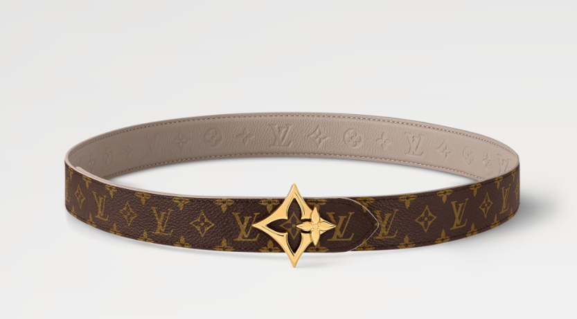 LV Flowergram Ard 30mm Reversible Belt