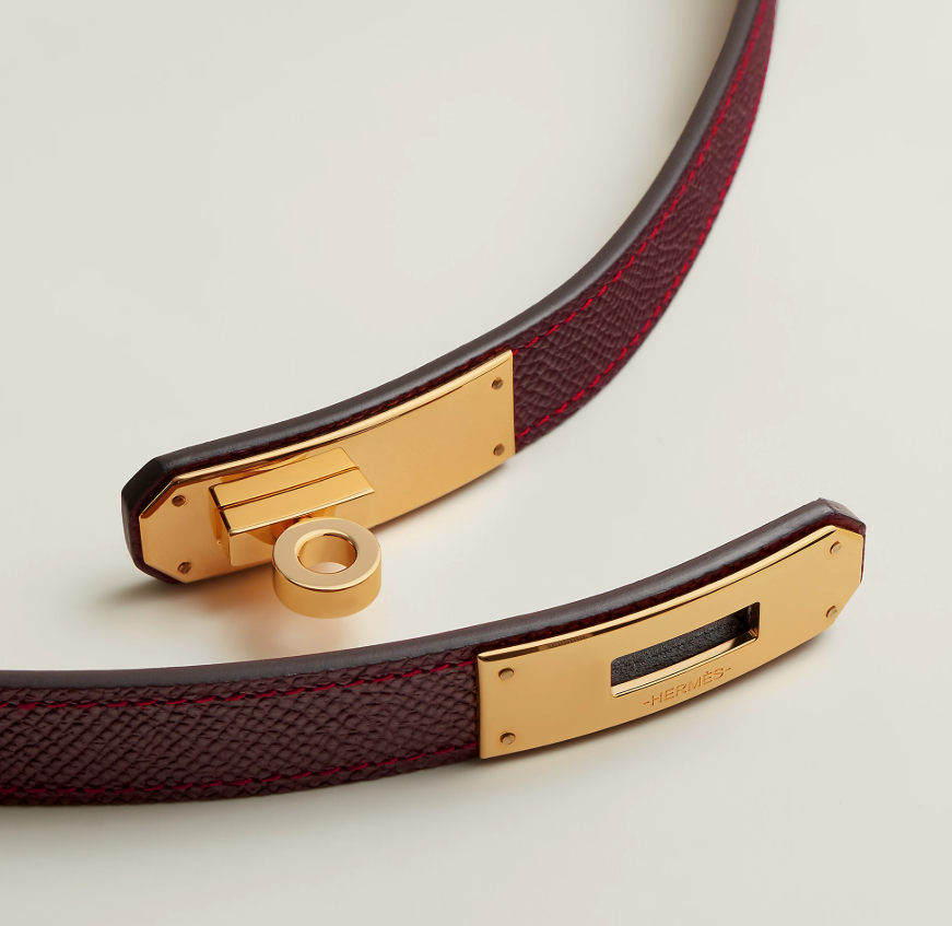 Hermes Kelly Pocket Bayadere 18 belt