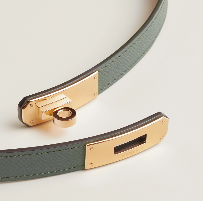 Hermes Kelly Pocket Bayadere 18 belt