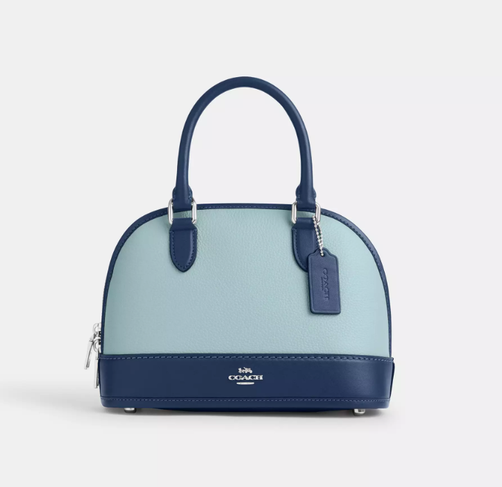 Coach Sabrina Satchel Bag In Colorblock