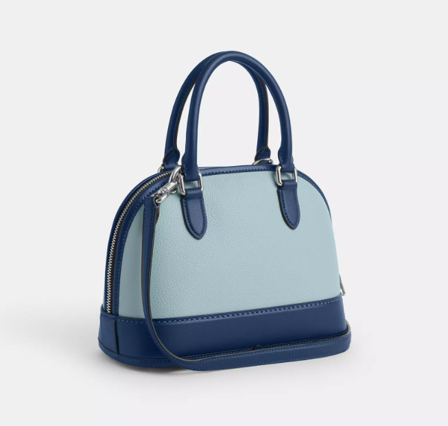 Coach Sabrina Satchel Bag In Colorblock