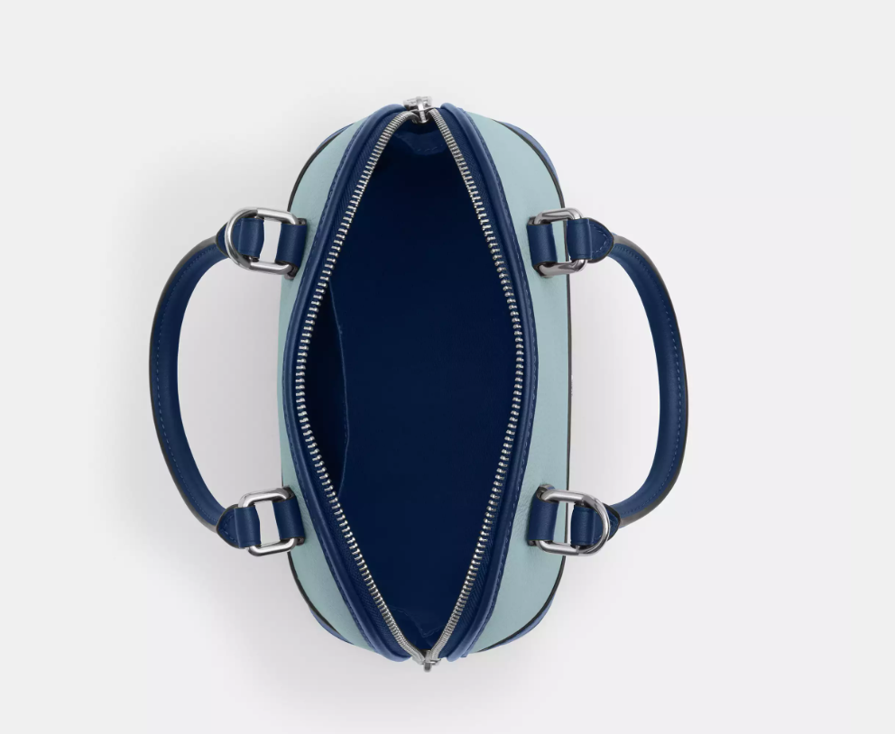 Coach Sabrina Satchel Bag In Colorblock