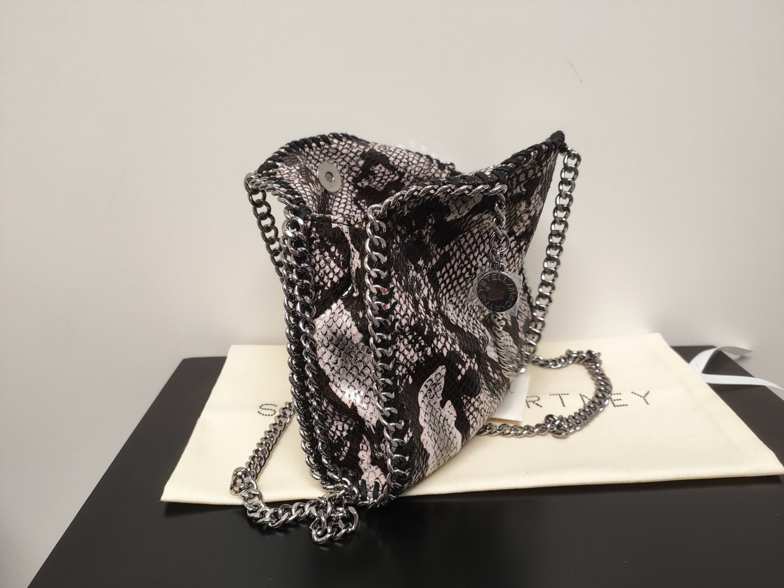 Stella McCartney Falabella Tote in Metallic Eco Leather