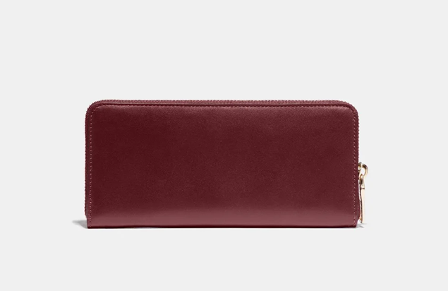 COACH Slim Accordion Zip Wallet