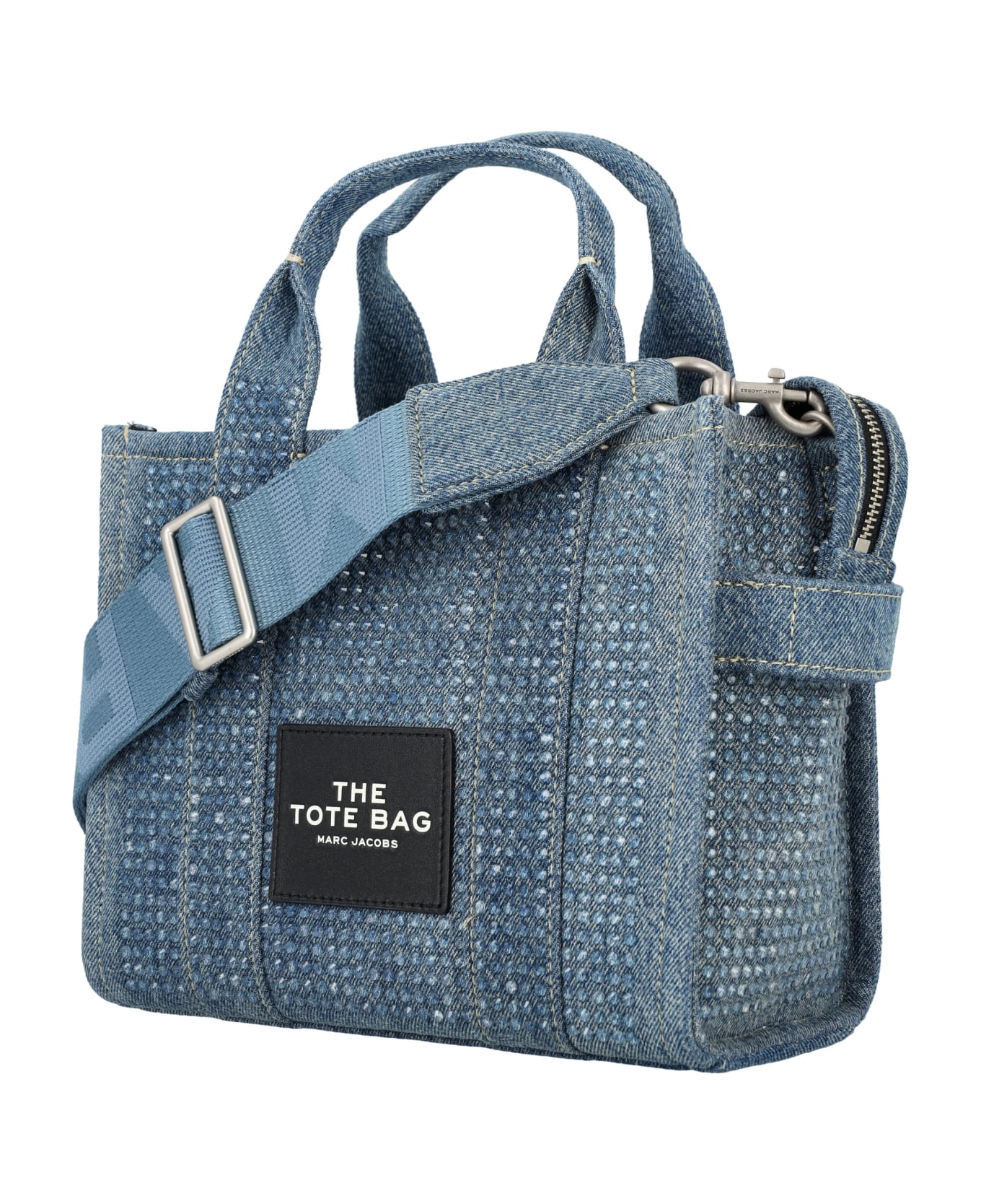 Marc Jacobs The Small Denim Crystal Tote Bag