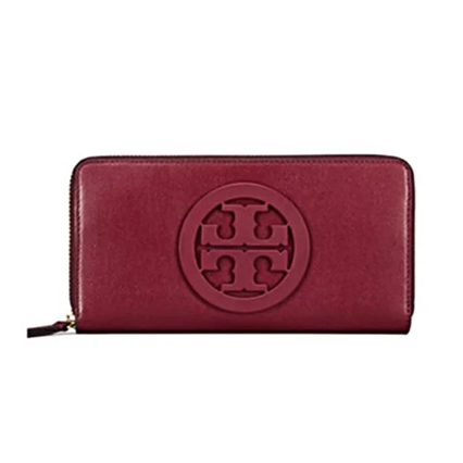 Tory Burch Zip Leather Wallet