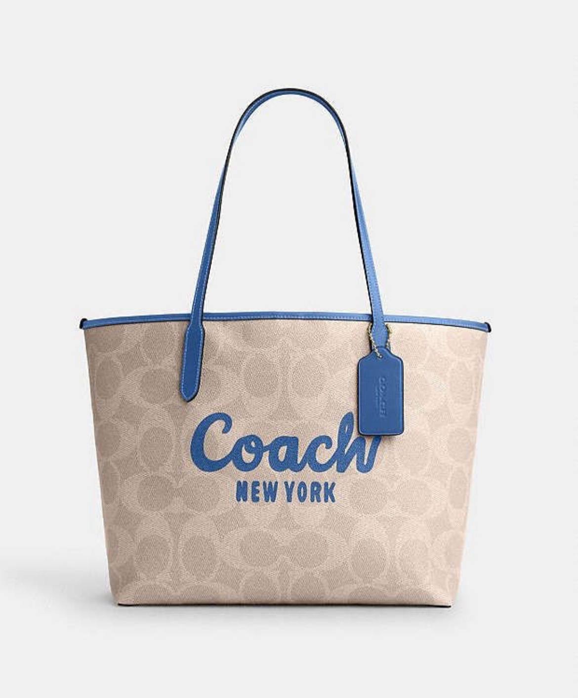 Coach City Tote Bag In Signature Canvas