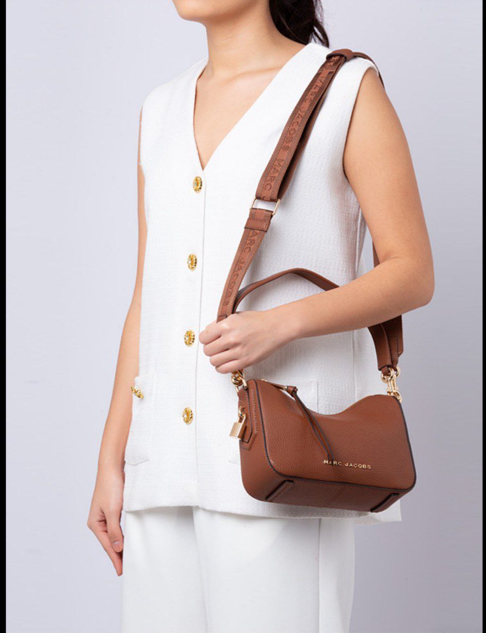 Marc Jacobs Drifter Small Convertible Crossbody bag In Camel